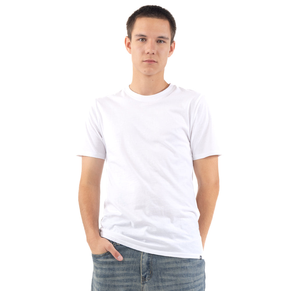 Playera Box Fit Básica-BLANCO / M