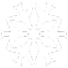 A snowflake composed of a ring of aircraft.