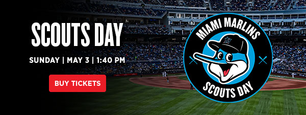 Scouts Day Sunday. May 3 @ 1:40PM - Buy Tickets