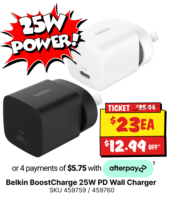 Belkin BoostCharge 25W PD Wall Charger (White)