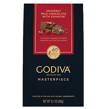 Godiva Masterpiece Milk Chocolate Ganache, 15.1 oz, 4-Pack, 60.4 oz Total