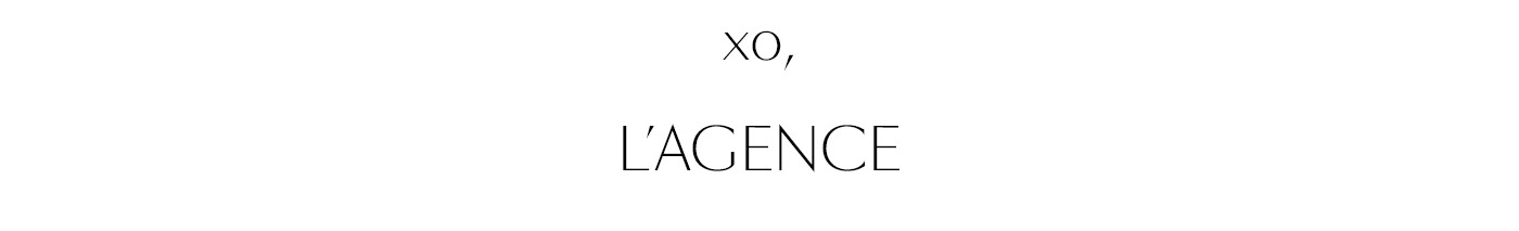 xo, &nbsp; L’AGENCE