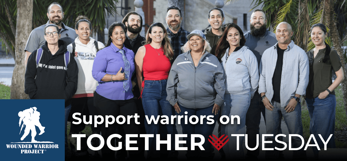 Wounded Warrior Project - Support warriors on TogetherTuesday