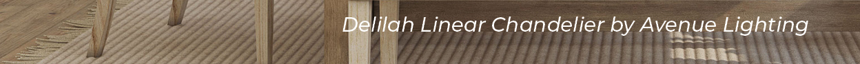 Delilah Linear Chandelier by Avenue Lighting