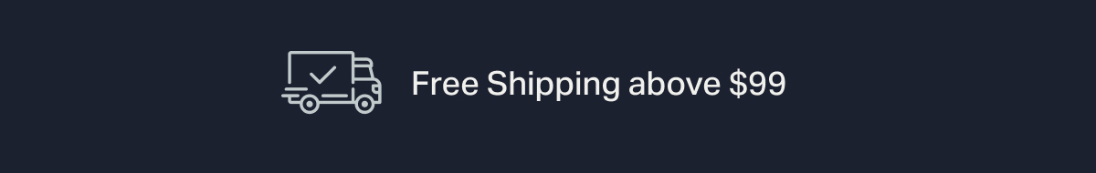Free Shipping above $99