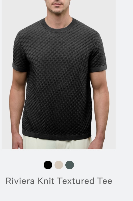 Riviera Knit Textured Tee