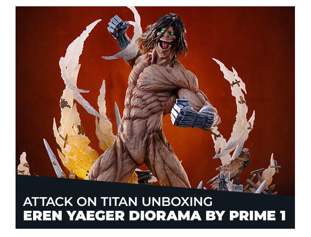 Attack on Titan Unboxing: Eren Yaeger Diorama by Prime 1