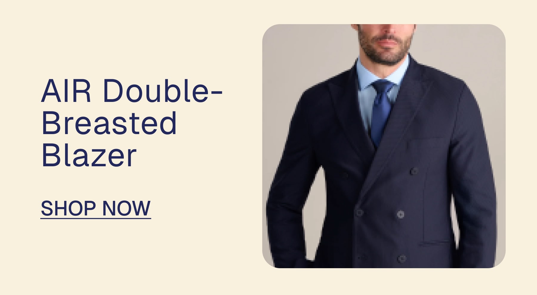 AIR Double- Breasted  Blazer