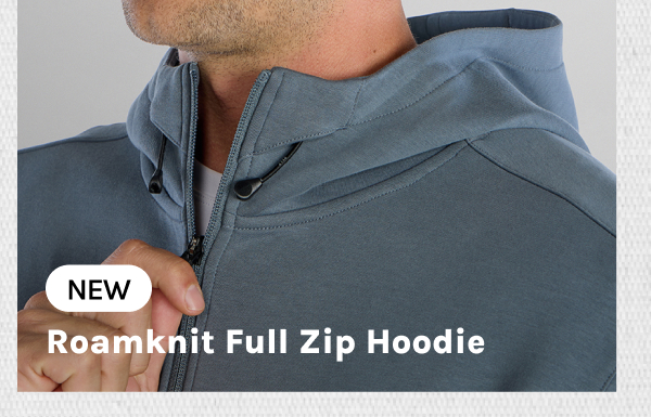 NEW Roamknit Full Zip Hoodie