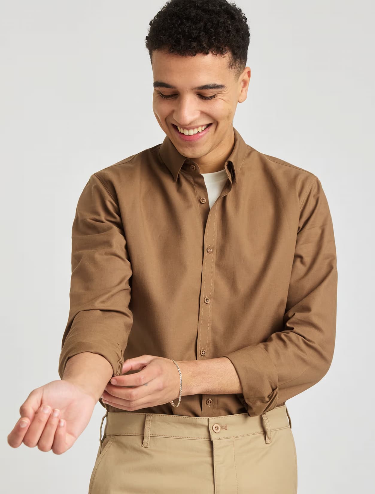 Men's Perry Shirt in Cinnamon