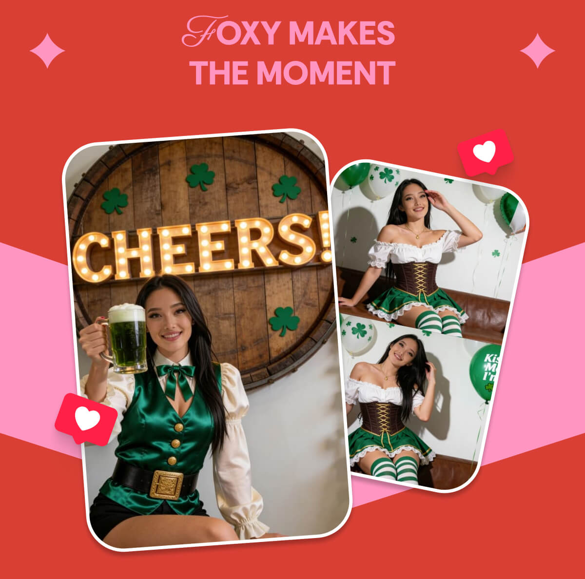 FOXY MAKES  THE MOMENT