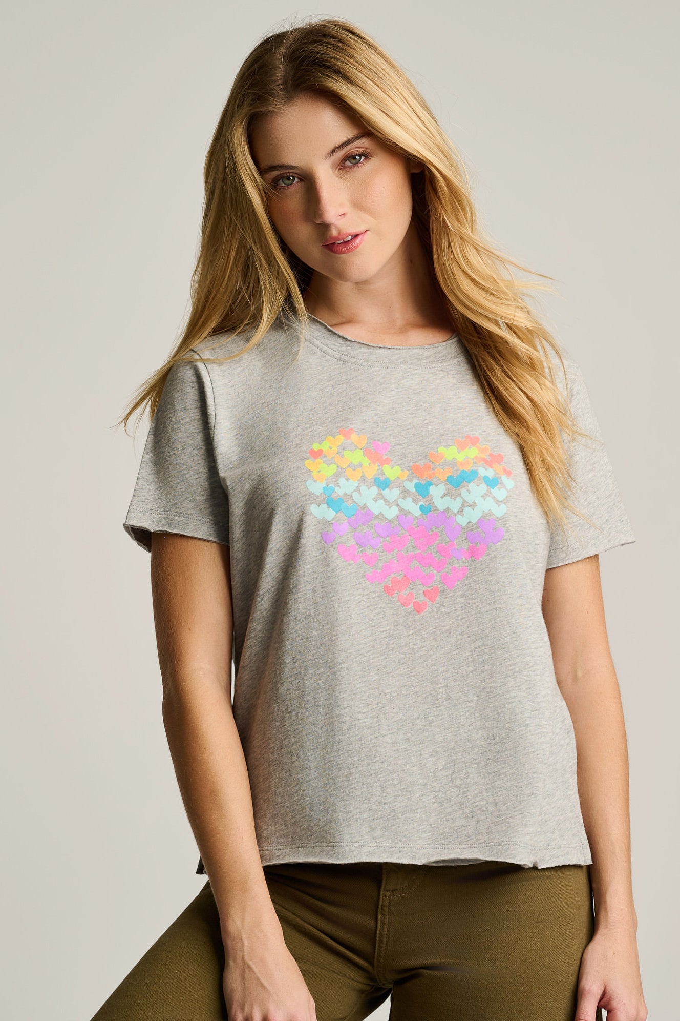 Image of HEART BEATS COTTON T-SHIRT