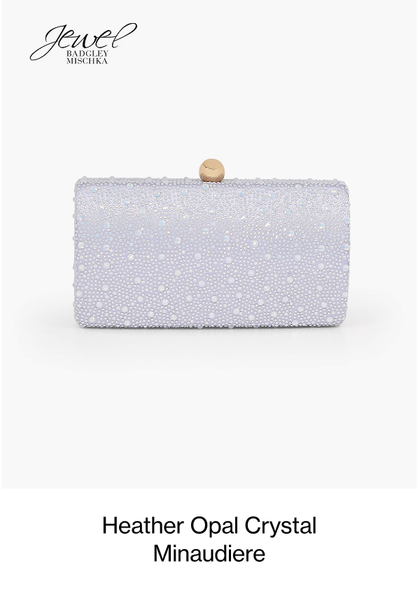 Heather Opal Crystal Minaudiere