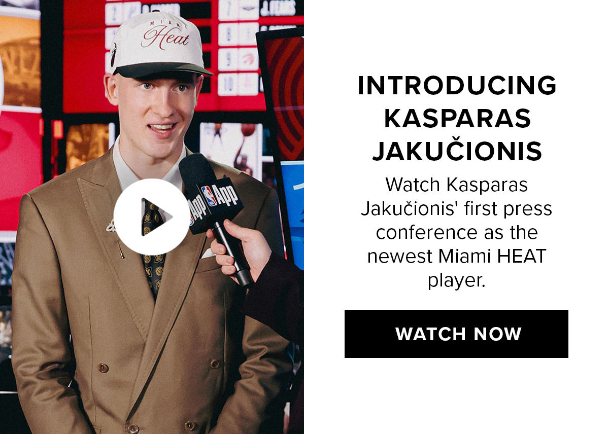 Kasparas Jakučionis Press Conference | Watch Now