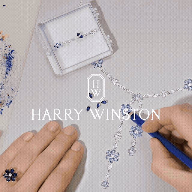 The Forget-Me-Not Sapphire & Diamond Lariat