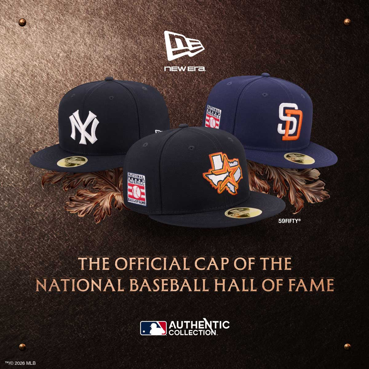 The Official Cap of the National Baseball Hall of Fame
