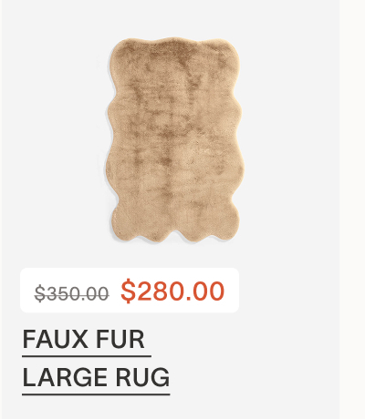 faux fur rug