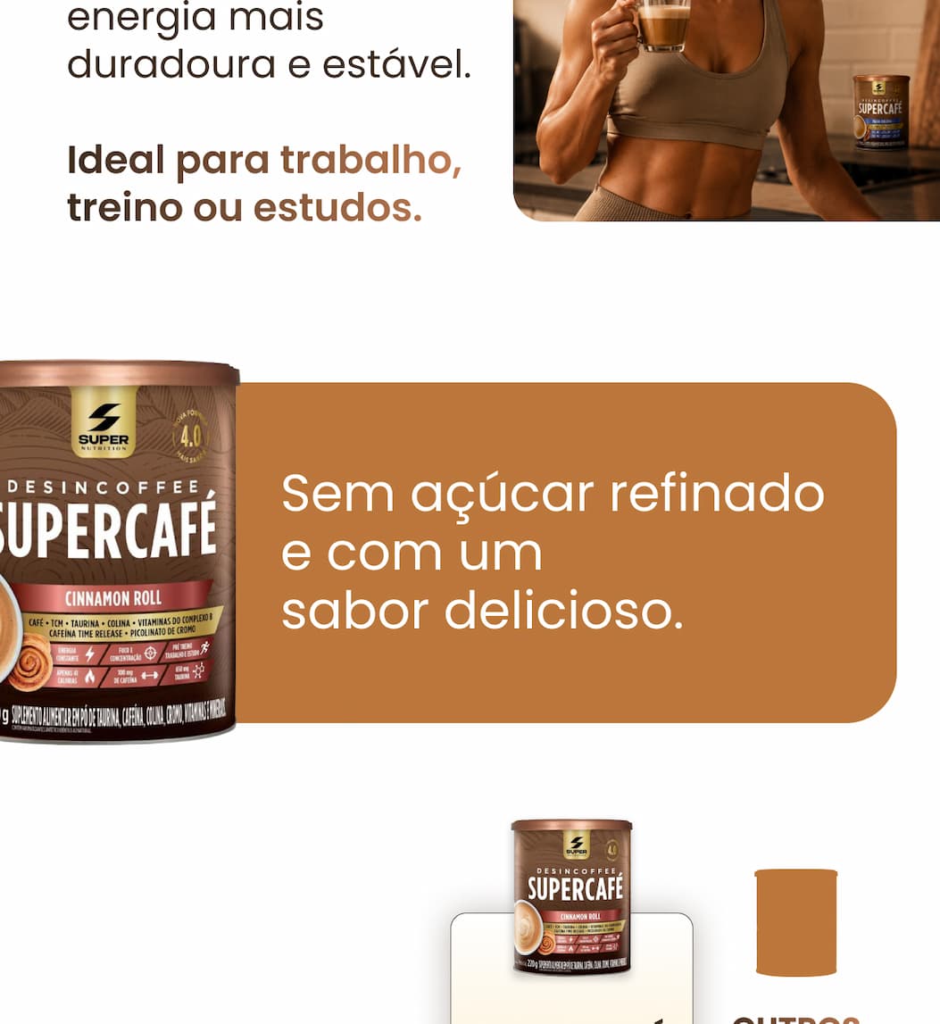 Ideal para trabalho, treino ou estudos