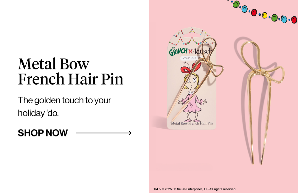Metal Bow French Hair Pin