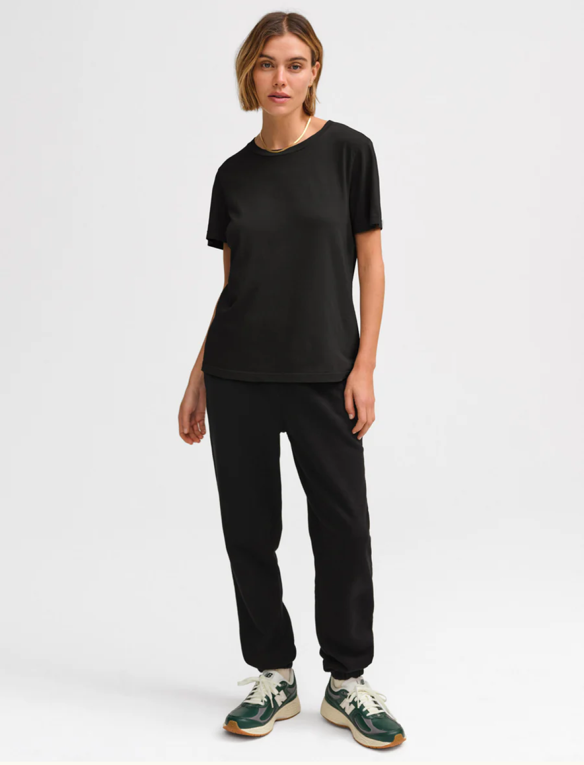 Organic Cotton Classic Tee + Organic Fleece Relaxed Pocket Sweatpant