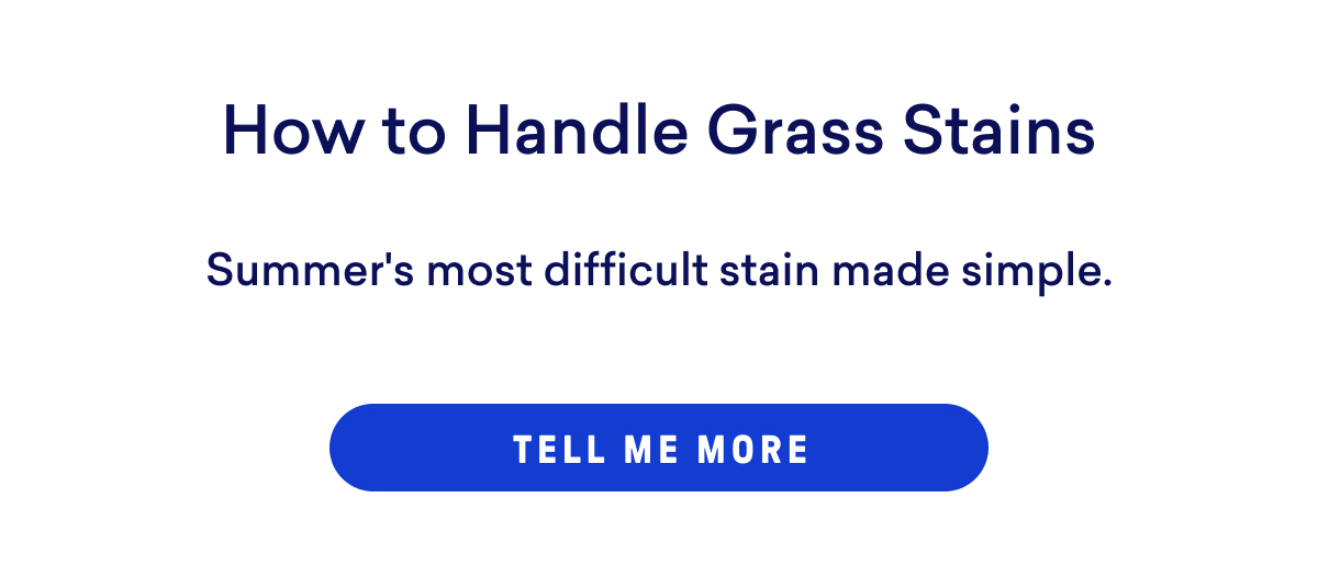 How to remove grass stains