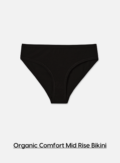Organic Comfort Mid Rise Bikini