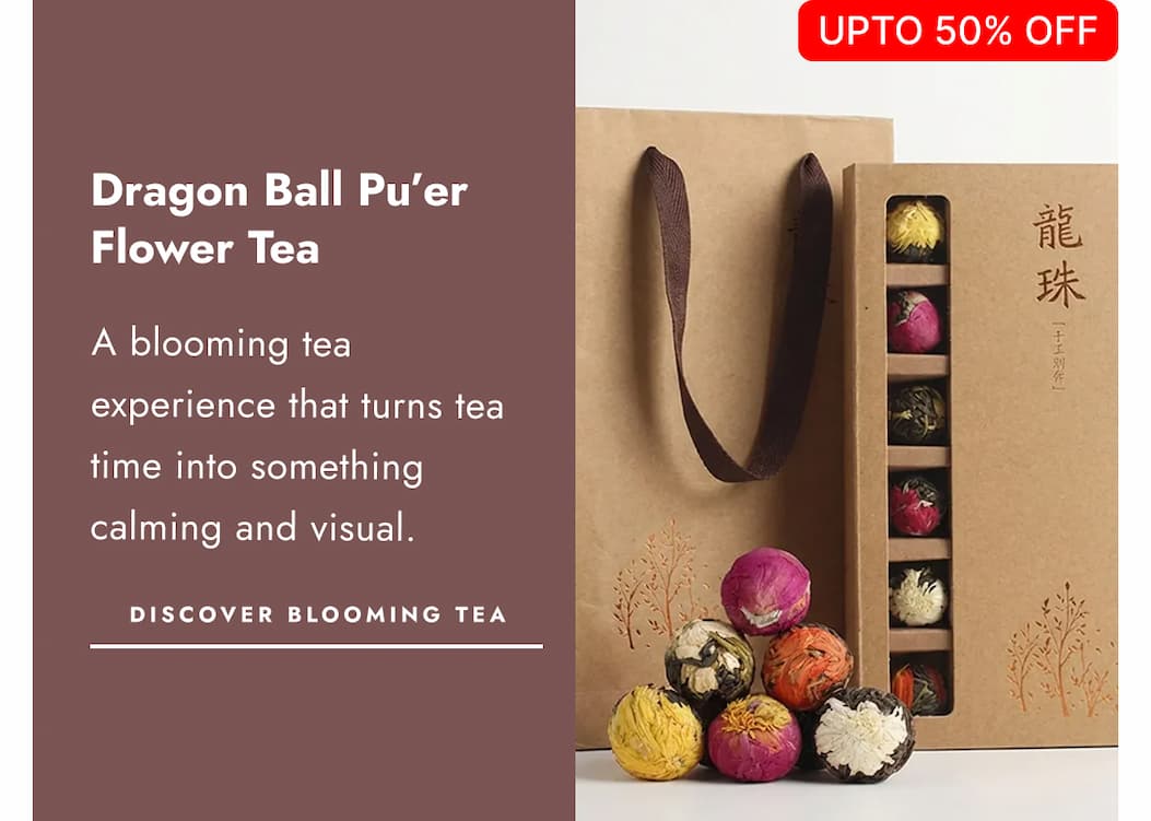 Blooming   Flower   Tea   Balls   18   Pieces   |   Pu-erh   Dragon   Ball   Tea