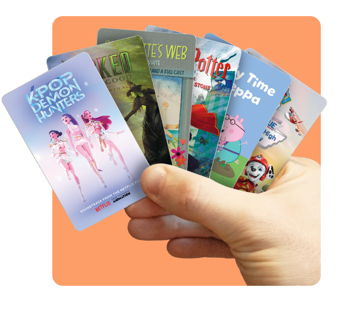 Shop cards