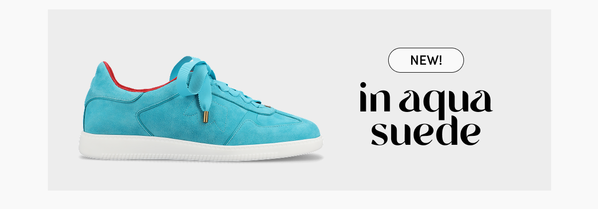 In Aqua Suede
