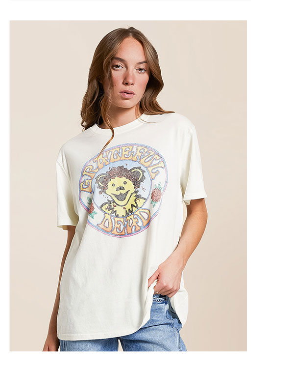 Grateful Dead Oversized Band T-Shirt