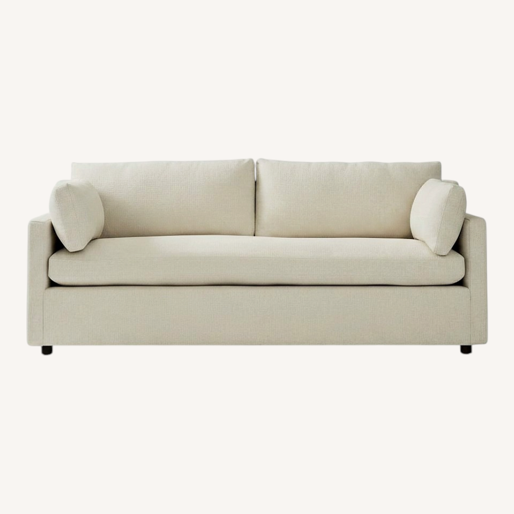 Image of West Elm Marin Natural Fabric Sleeper Sofa
