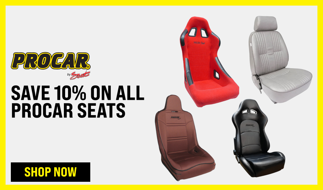 Save 10% On All Procar Seats