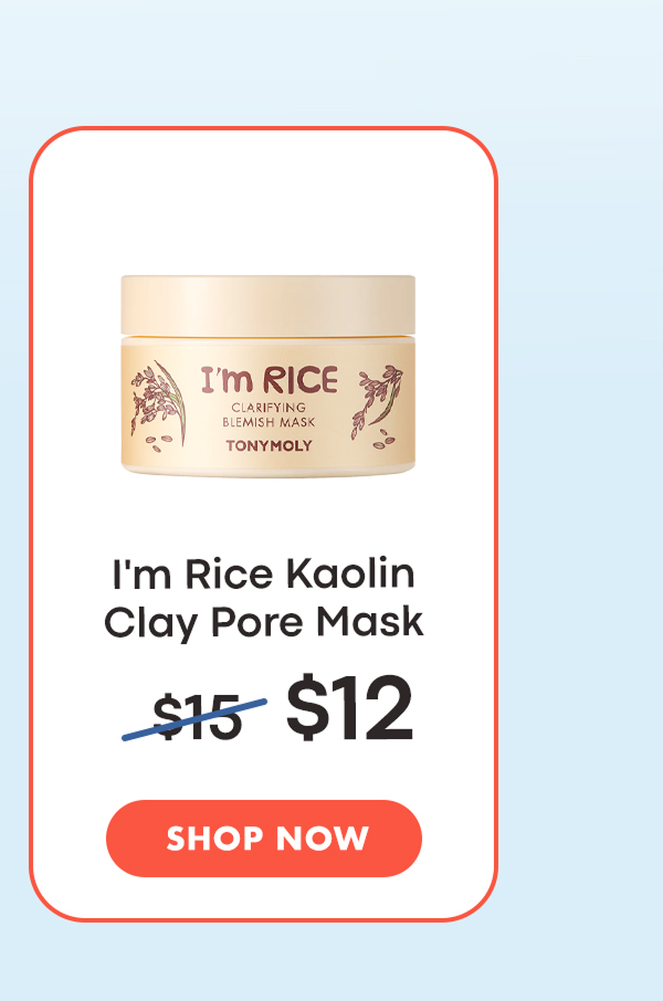 I'm Rice Kaolin Clay Pore Mask