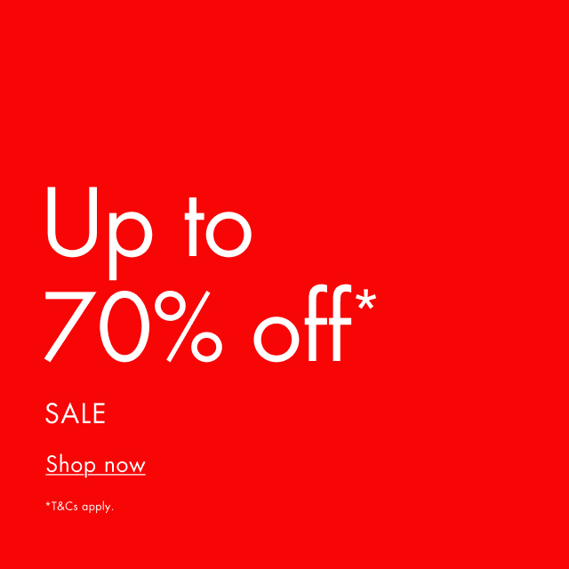 Up to 70% off Sale