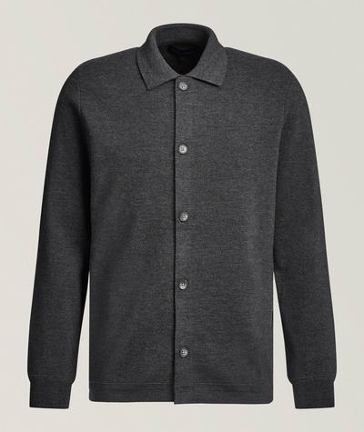 Patrick Assaraf - Milano Stitch Button Overshirt