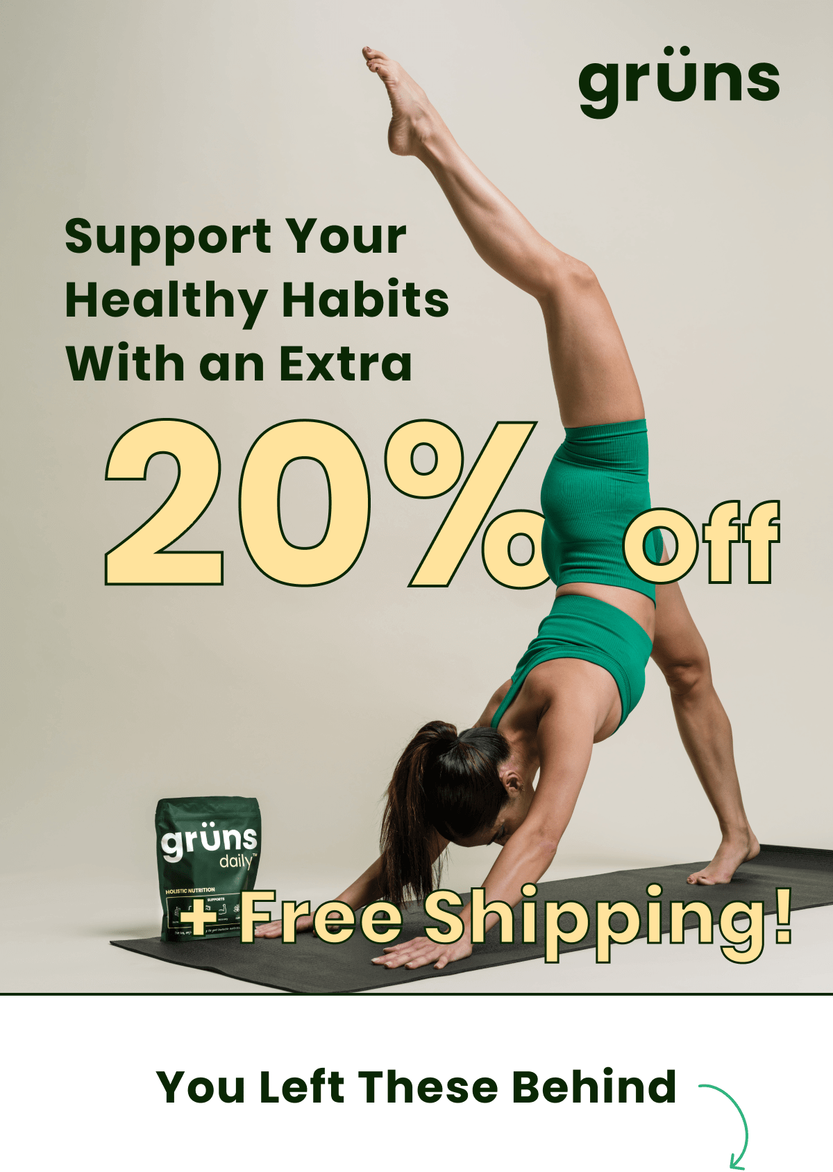 Support Your Healthy Habits With An Extra 20% Off