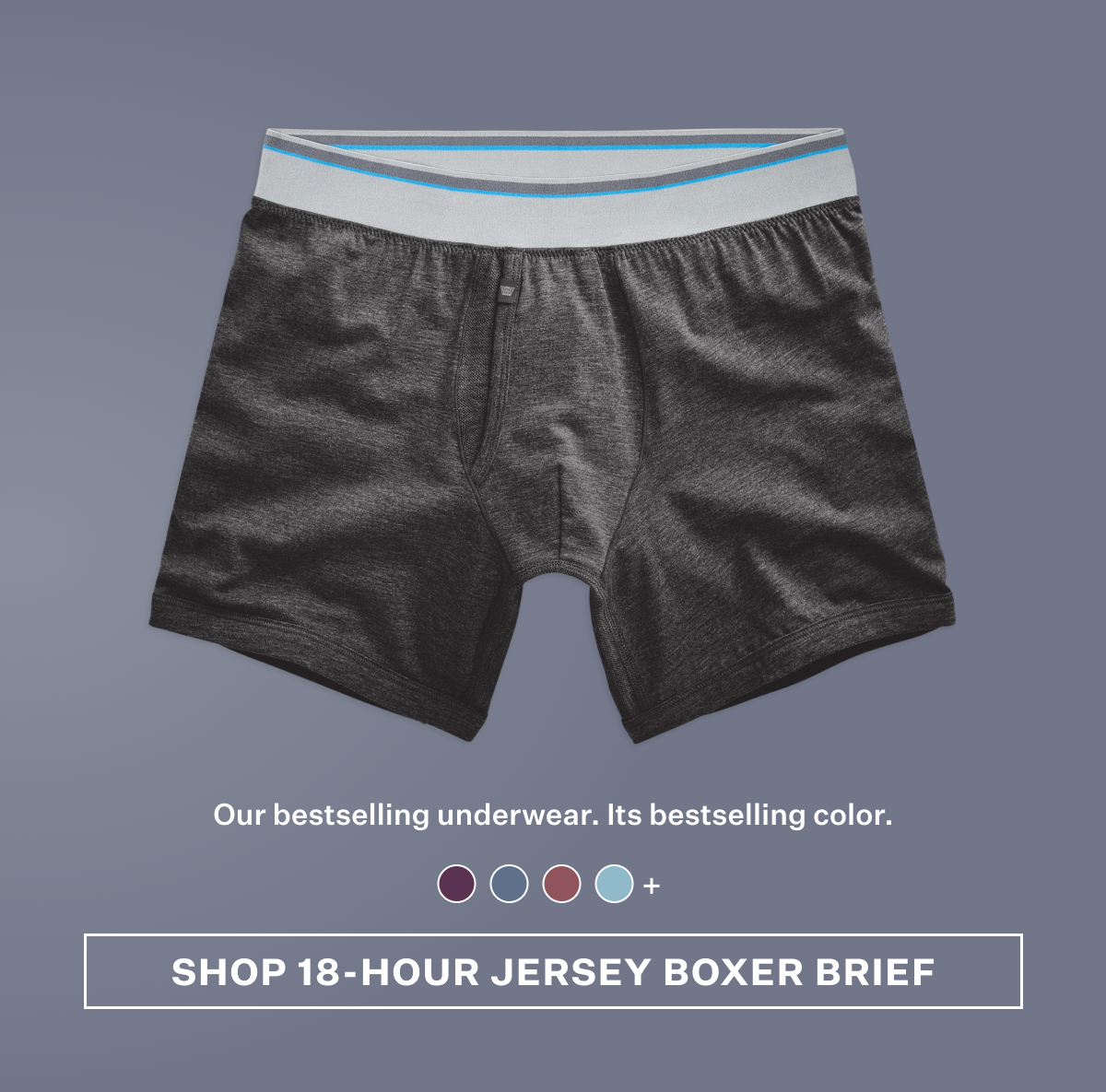 18-Hour Jersey Boxer Brief