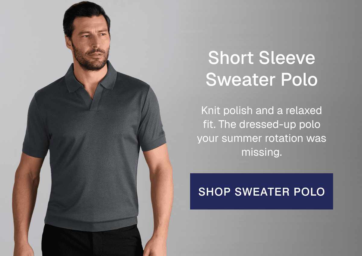 Short Sleeve Sweater Polo