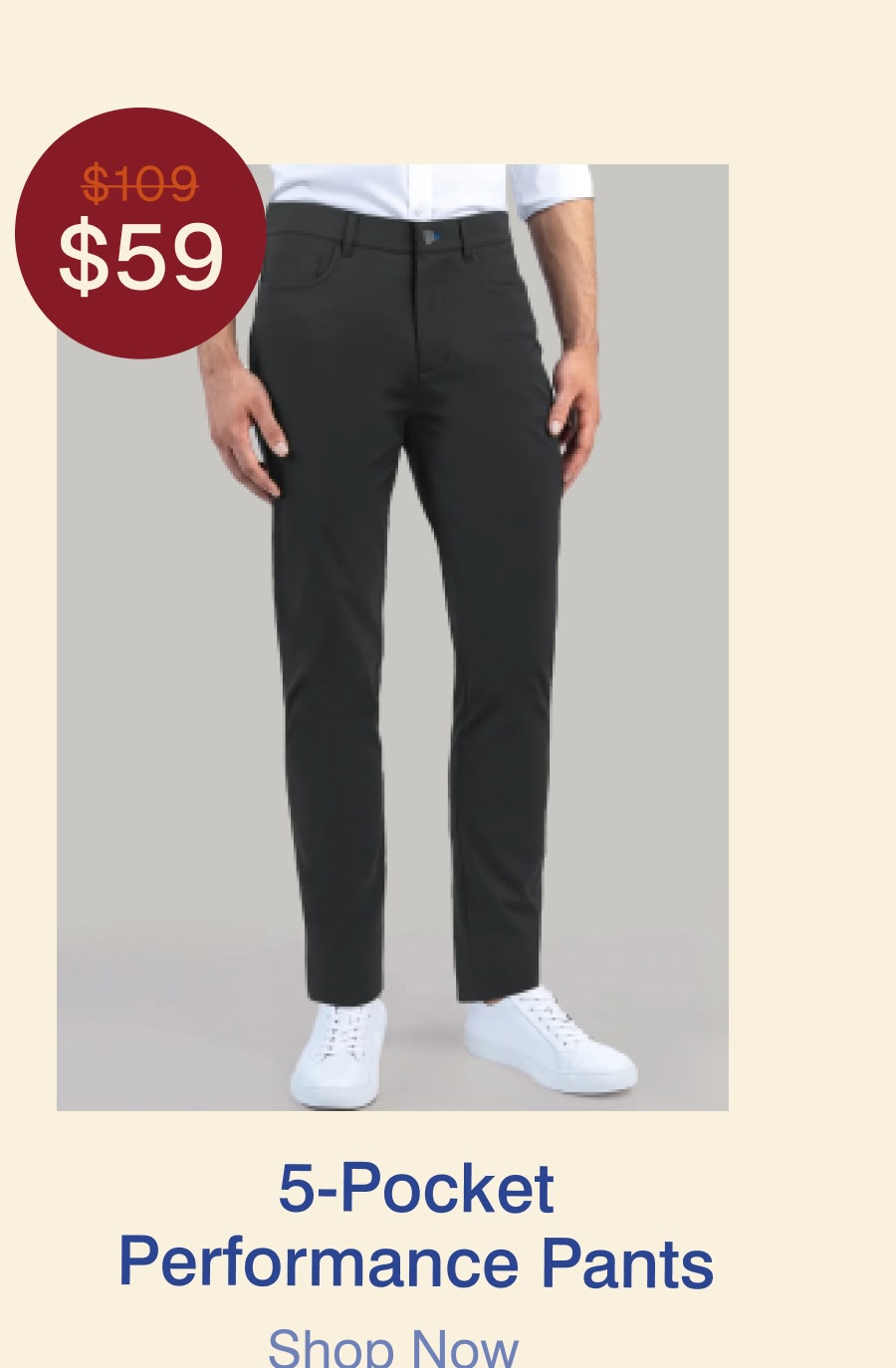 5-Pocket Performance Pants