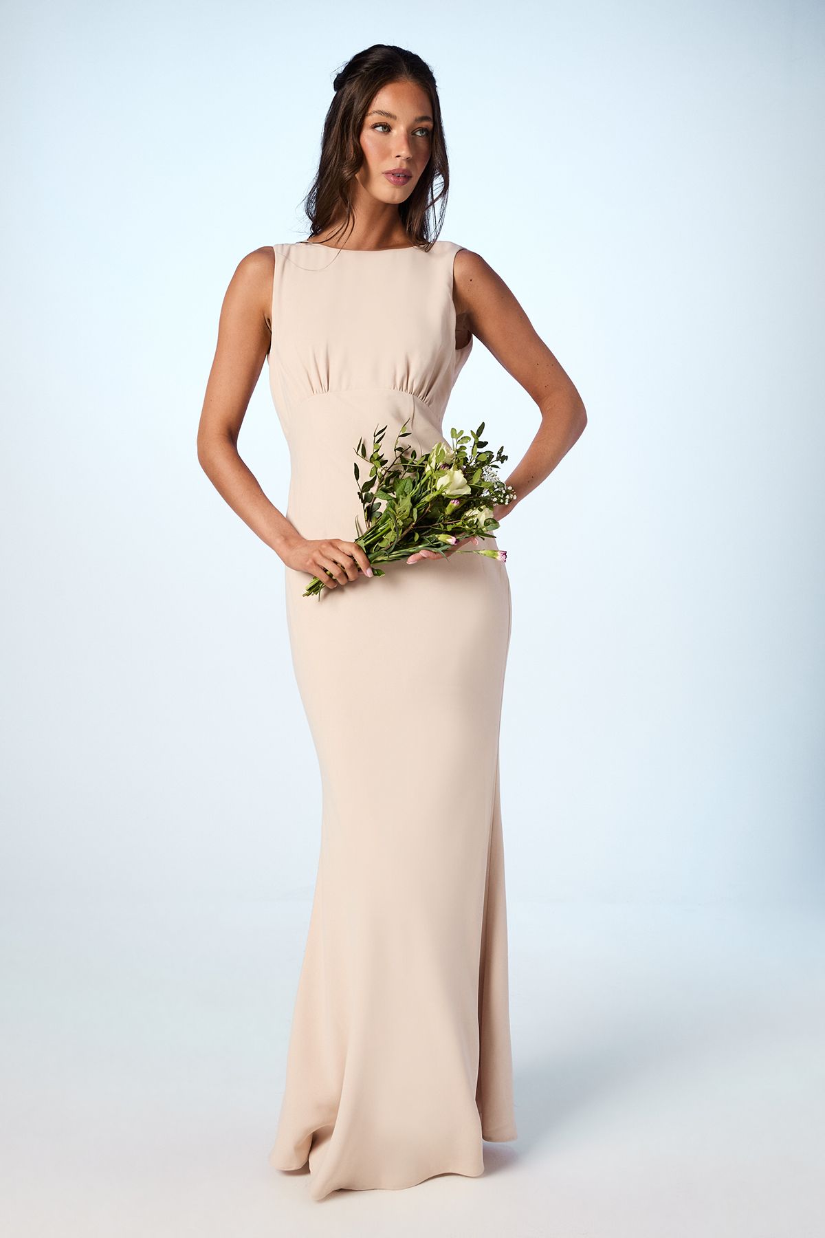 Coast Honoured Sleeveless Cowl Back Maxi Bridesmaid Dress