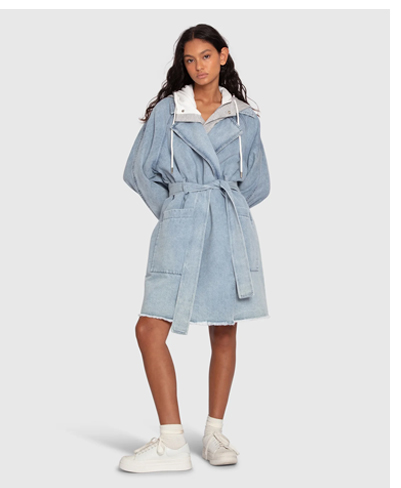 Fresh Boyfriend Jacket - Stonewash