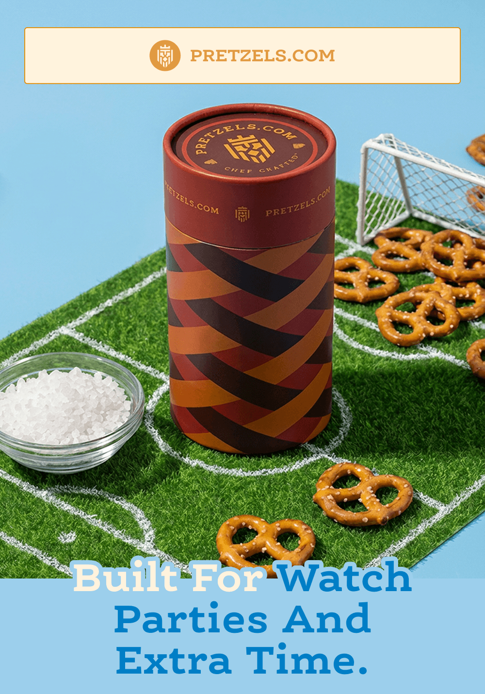 Built for watch parties and extra time.