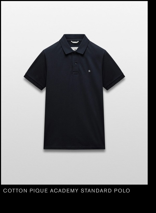 Cotton Pique Academy Standard Polo