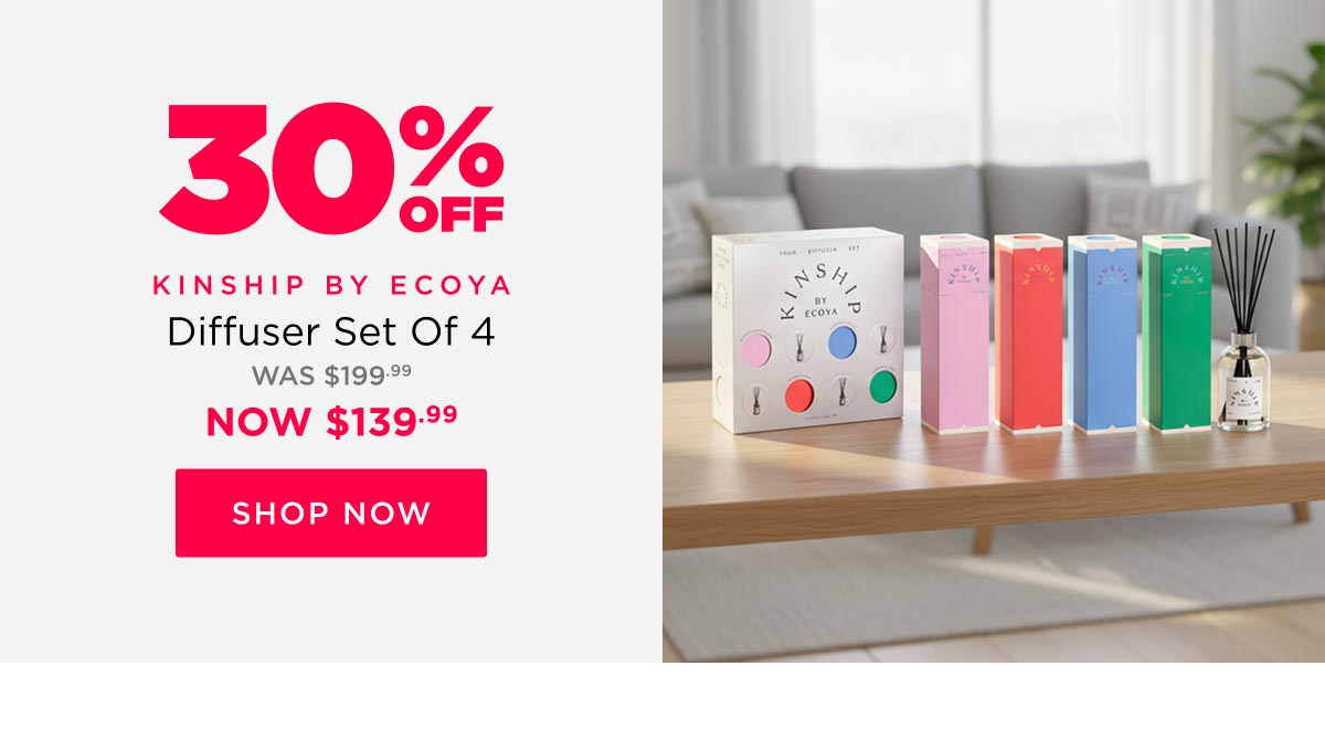 Kinship By Ecoya Diffuser Set of 4