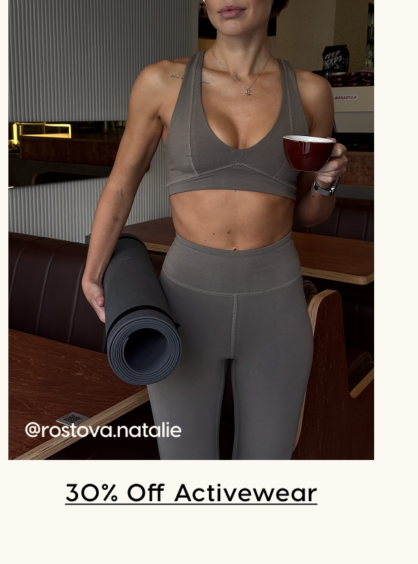 30% Off Activewear