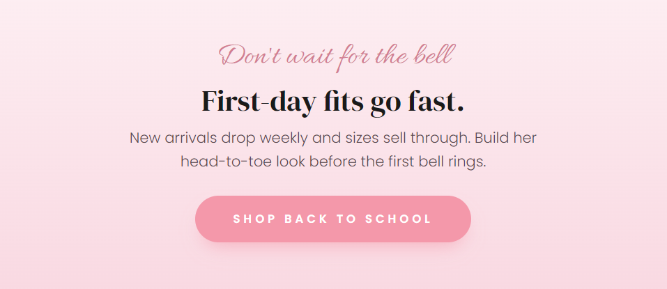 First-day fits go fast.