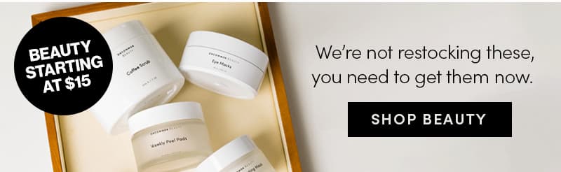 Beauty Starting At $15