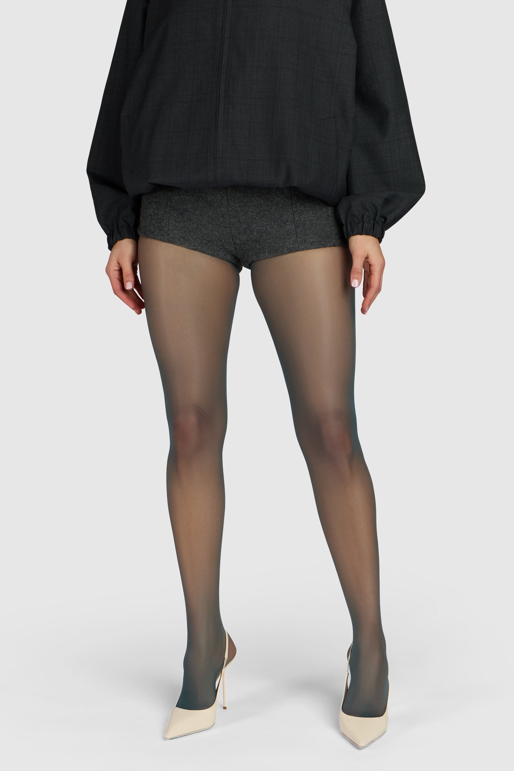 Image of The Thirty-Five Semi-Opaque Tights Dark Teal