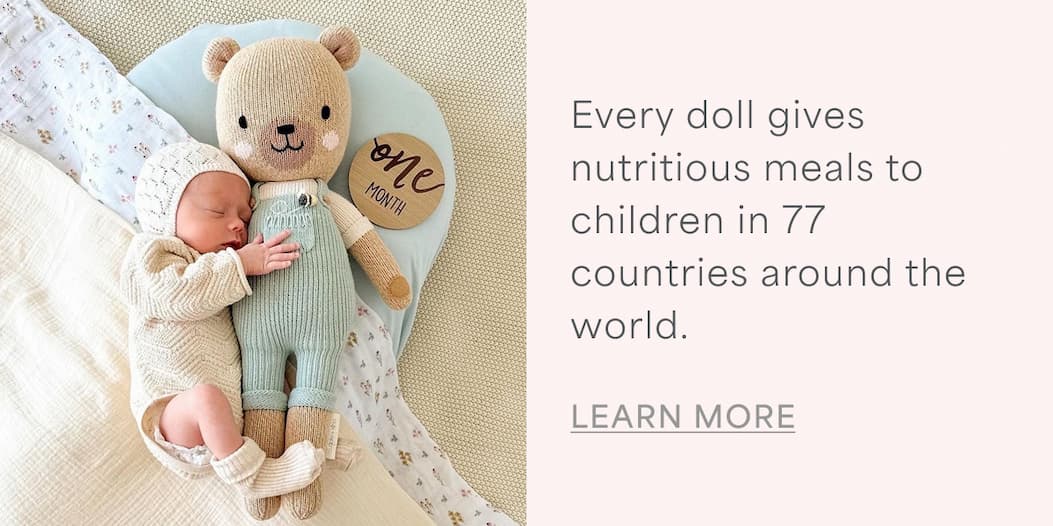 Every doll gives nutritious meals to children in 77 countries around the world. | LEARN MORE