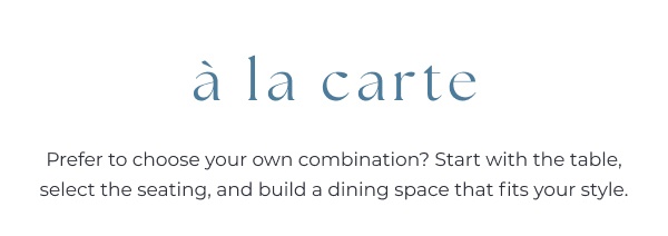 a la carte